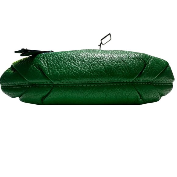 Michael Kors Crossbody Bag Green Pebbled Leather – Pre-Owned in Good Condition - Picture 4 of 16